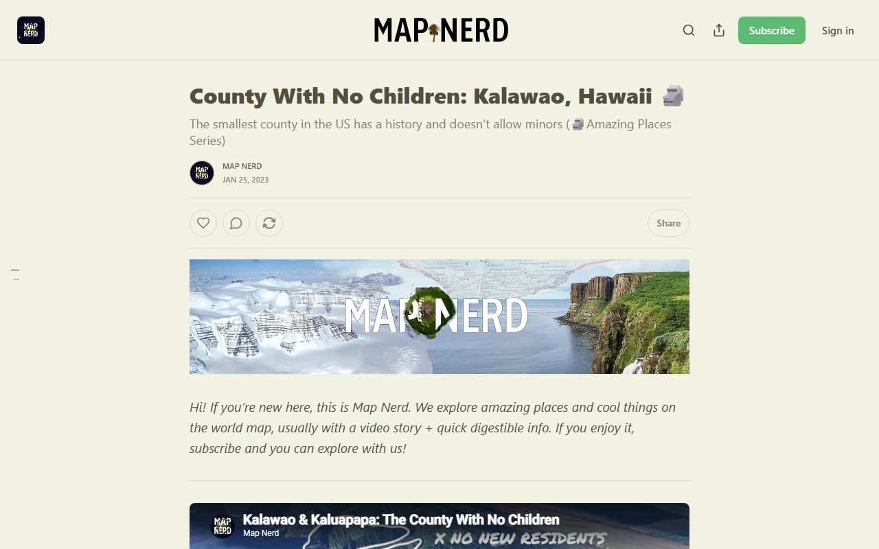 Kalawao County unique history and information